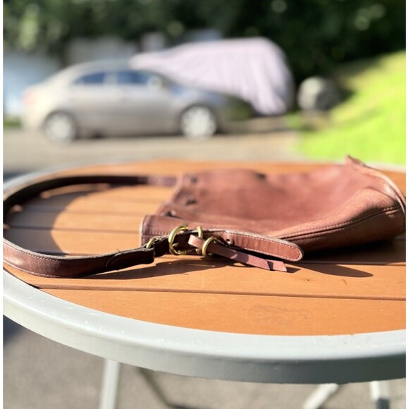 Vintage Coach 9814 Legacy Brown Leather Drawstring Bucket Bag USA - Picture 6 of 8